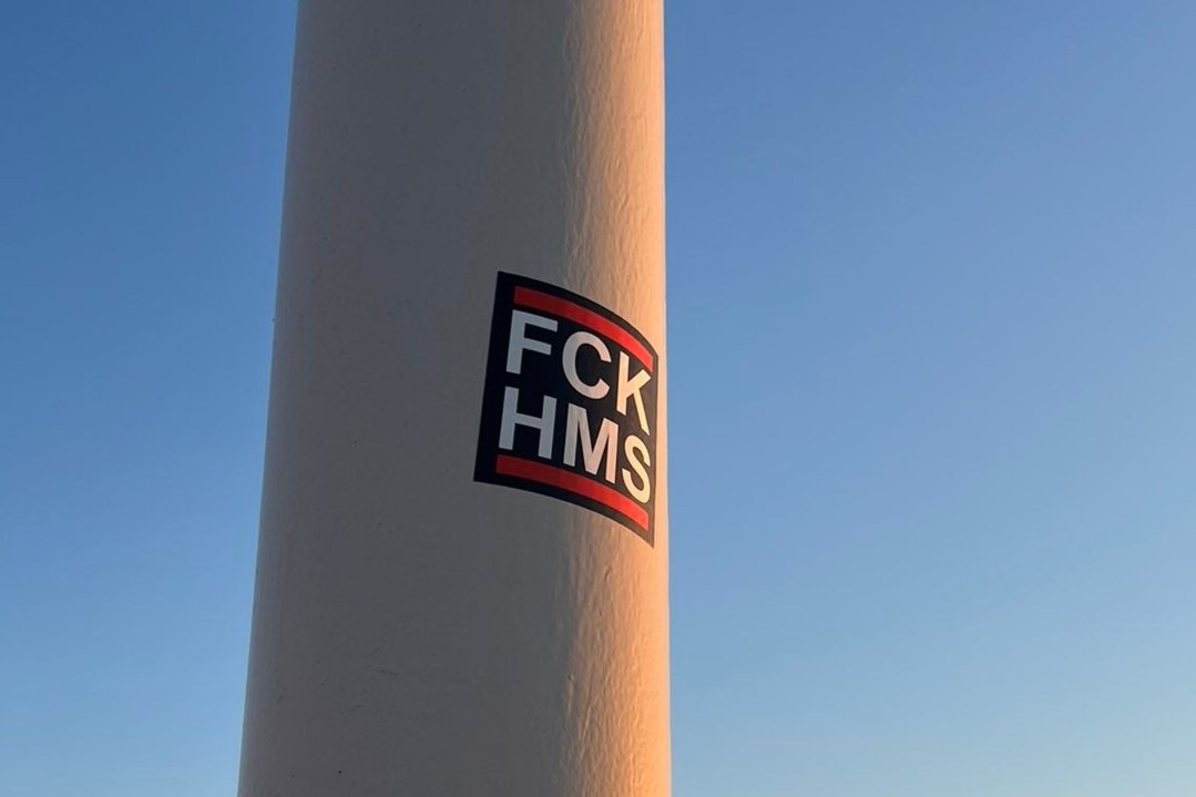 "FCK HMS" - Square sticker set