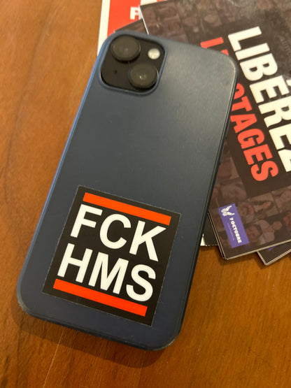 "FCK HMS" - Square sticker set