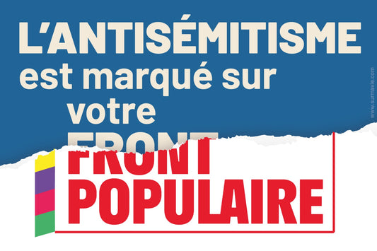 "L'antisémitisme est marqué sur votre front populaire"